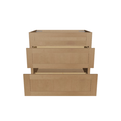 Linen Range Base Kitchen Cabinet LRB36 Shaker Toffee 36 in. width 34.5 in. height 24 in. depth