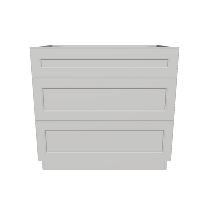 Linen Range Base Kitchen Cabinet LRB36 Milan Pearl 36 in. width 34.5 in. height 24 in. depth