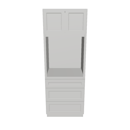 Oven Kitchen Cabinet OC3084 Milan Pearl 30 in. width 84 in. height 24 in. depth
