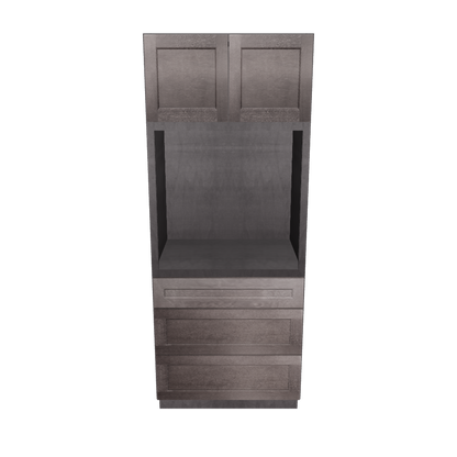 Oven Kitchen Cabinet OC3384 Milan Slate LessCare 33 in. width 84 in. height 24 in. depth