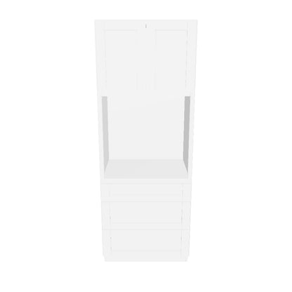 Oven Kitchen Cabinet OC3390 Alpina White LessCare 33 in. width 90 in. height 24 in. depth