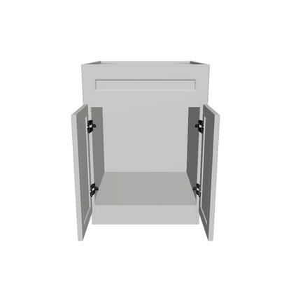 Sink Base Kitchen Cabinet SB24 Milan Pearl 24 in. width 34.5 in. height 24 in. depth