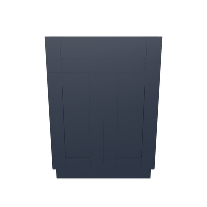 Sink Base Kitchen Cabinet SB24 Danbury Blue LessCare 24 in. width 34.5 in. height 24 in. depth