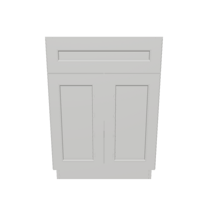 Sink Base Kitchen Cabinet SB24 Milan Pearl 24 in. width 34.5 in. height 24 in. depth