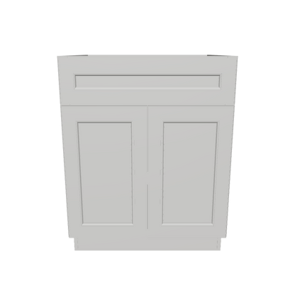 Sink Base Kitchen Cabinet SB27 Milan Pearl 27 in. width 34.5 in. height 24 in. depth