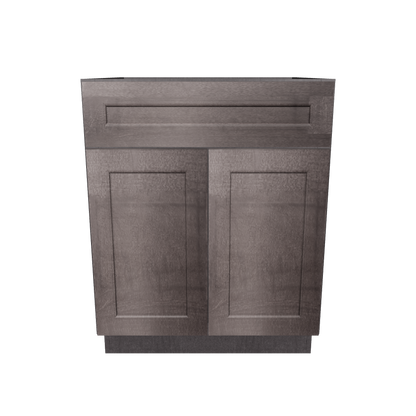 Sink Base Kitchen Cabinet SB27 Milan Slate 27 in. width 34.5 in. height 24 in. depth