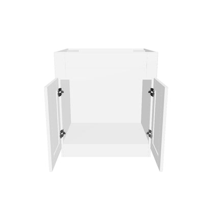 Sink Base Kitchen Cabinet SB30 Alpina White LessCare 30 in. width 34.5 in. height 24 in. depth