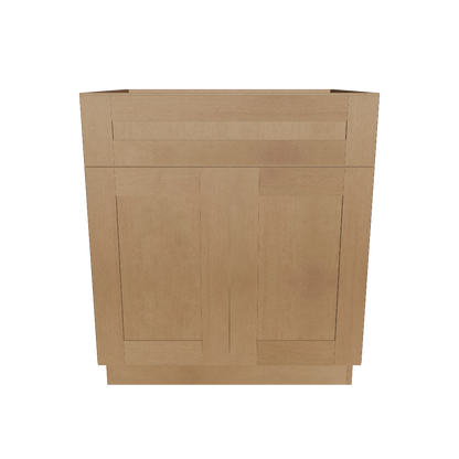 Sink Base Kitchen Cabinet SB30 Shaker Toffee LessCare 30 in. width 34.5 in. height 24 in. depth