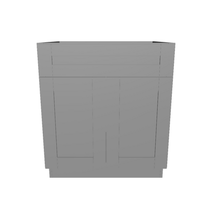 Sink Base Kitchen Cabinet SB30 Colonial Gray LessCare 30 in. width 34.5 in. height 24 in. depth