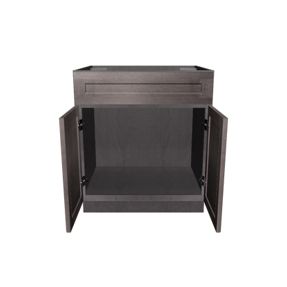 Sink Base Kitchen Cabinet SB30 Milan Slate 30 in. width 34.5 in. height 24 in. depth