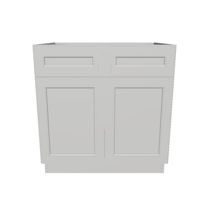 Sink Base Kitchen Cabinet SB33 Milan Pearl 33 in. width 34.5 in. height 24 in. depth