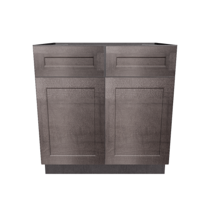 Sink Base Kitchen Cabinet SB33 Milan Slate 33 in. width 34.5 in. height 24 in. depth