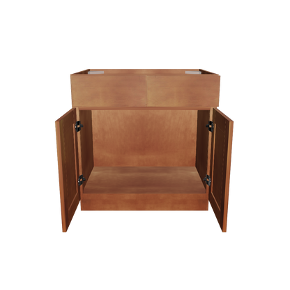 Sink Base Kitchen Cabinet SB33 Newport LessCare 33 in. width 34.5 in. height 24 in. depth