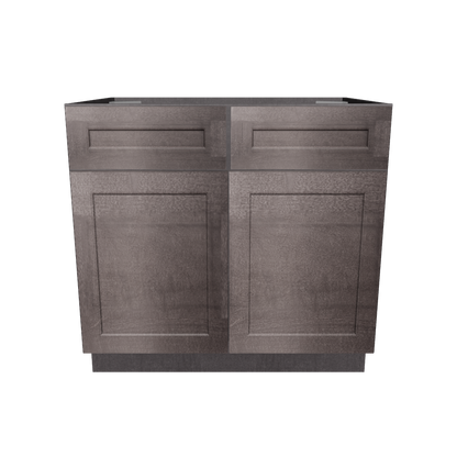 Sink Base Kitchen Cabinet SB36 Milan Slate 36 in. width 34.5 in. height 24 in. depth