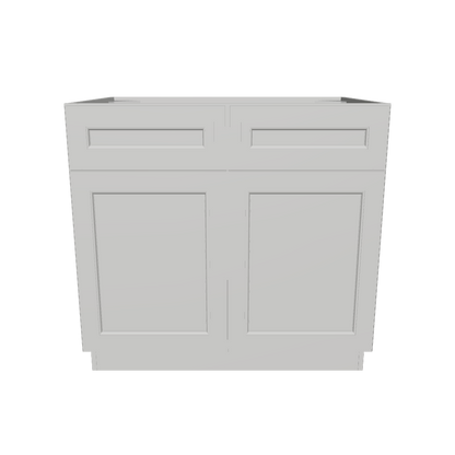 Sink Base Kitchen Cabinet SB36 Milan Pearl 36 in. width 34.5 in. height 24 in. depth