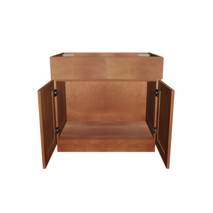 Sink Base Kitchen Cabinet SB36 Newport LessCare 36 in. width 34.5 in. height 24 in. depth