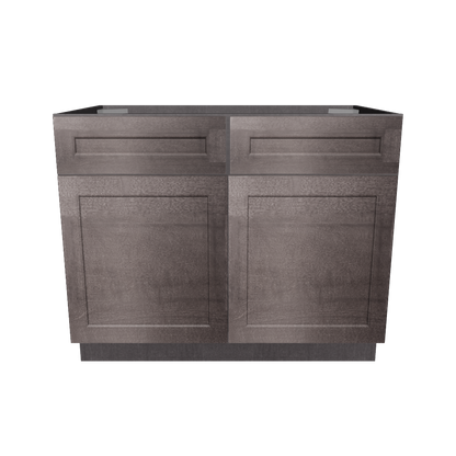 Sink Base Kitchen Cabinet SB42 Milan Slate 42 in. width 34.5 in. height 24 in. depth