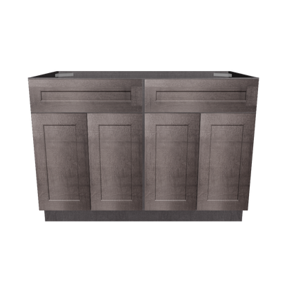 Sink Base Kitchen Cabinet SB48 Milan Slate 48 in. width 34.5 in. height 24 in. depth
