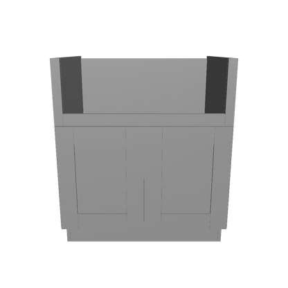Farmhouse Sink Base Cabinet SBF30Colonial Gray LessCare 30 in. width
