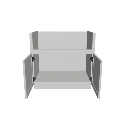 36"W Farmhouse Sink Base Cabinet SBF36-Milan Pearl