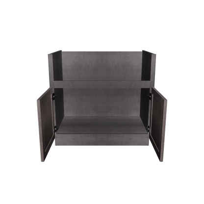 36"W Farmhouse Sink Base Cabinet SBF36-Milan Slate