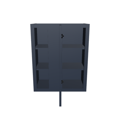 Square Corner Wall Blind Reversible Kitchen Cabinet SC2430 Danbury Blue LessCare 24 in. width 30 in. height 12 in. depth