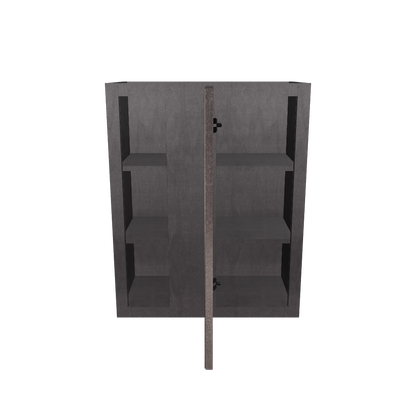 Square Corner Wall Blind Reversible Kitchen Cabinet SC2430 Milan Slate 24 in. width 30 in. height 12 in. depth