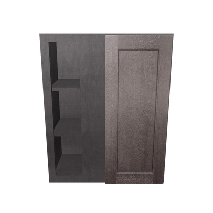 Square Corner Wall Blind Reversible Kitchen Cabinet SC2430 Milan Slate 24 in. width 30 in. height 12 in. depth