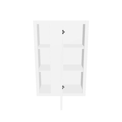 Square Corner Wall Blind Reversible Kitchen Cabinet SC2436 Alpina White LessCare 24 in. width 36 in. height 12 in. depth
