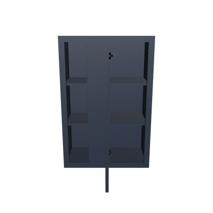 Square Corner Wall Blind Reversible Kitchen Cabinet SC2436 Danbury Blue LessCare 24 in. width 36 in. height 12 in. depth