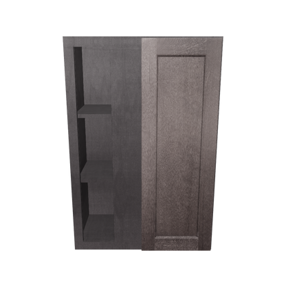 Square Corner Wall Blind Reversible Kitchen Cabinet SC2436 Milan Slate 24 in. width 36 in. height 12 in. depth