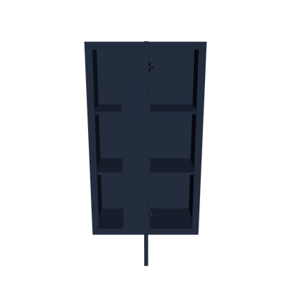 Square Corner Wall Blind Reversible Kitchen Cabinet SC2442 Danbury Blue LessCare 24 in. width 42 in. height 12 in. depth