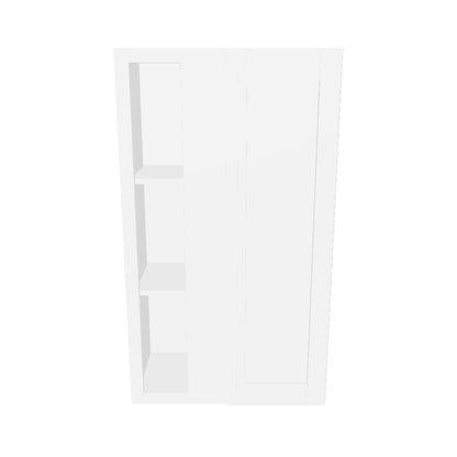 Square Corner Wall Blind Reversible Kitchen Cabinet SC2442 Alpina White LessCare 24 in. width 42 in. height 12 in. depth