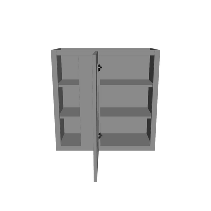 Square Corner Wall Blind Reversible Kitchen Cabinet SC3030 Colonial Gray LessCare 30 in. width 30 in. height 12 in. depth