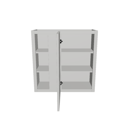 Square Corner Wall Blind Reversible Kitchen Cabinet SC3030 Milan Pearl 30 in. width 30 in. height 12 in. depth