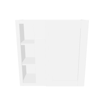 Square Corner Wall Blind Reversible Kitchen Cabinet SC3030 Alpina White LessCare 30 in. width 30 in. height 12 in. depth