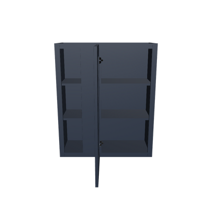 Square Corner Wall Blind Reversible Kitchen Cabinet SC3036 Danbury Blue LessCare 30 in. width 36 in. height 12 in. depth