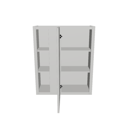 Square Corner Wall Blind Reversible Kitchen Cabinet SC3036 Milan Pearl 30 in. width 36 in. height 12 in. depth