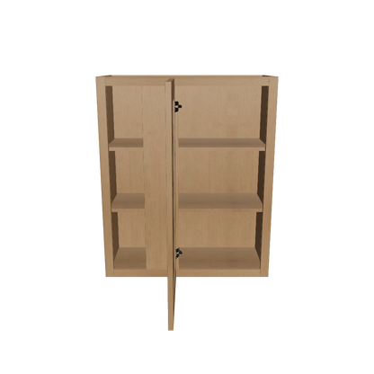 Square Corner Wall Blind Reversible Kitchen Cabinet SC3036 Shaker Toffee LessCare 30 in. width 36 in. height 12 in. depth