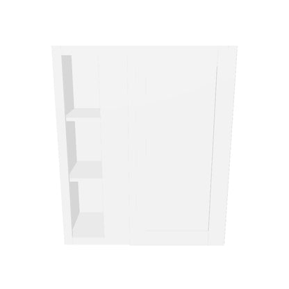 Square Corner Wall Blind Reversible Kitchen Cabinet SC3036 Alpina White LessCare 30 in. width 36 in. height 12 in. depth