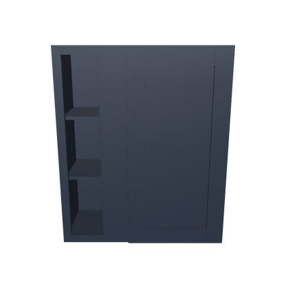 Square Corner Wall Blind Reversible Kitchen Cabinet SC3036 Danbury Blue LessCare 30 in. width 36 in. height 12 in. depth
