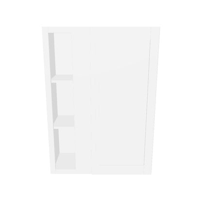 Square Corner Wall Blind Reversible Kitchen Cabinet SC3042 Alpina White LessCare 30 in. width 42 in. height 12 in. depth