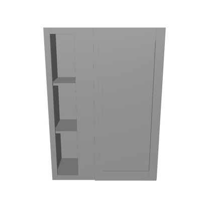 Square Corner Wall Blind Reversible Kitchen Cabinet SC3042 Colonial Gray LessCare 30 in. width 42 in. height 12 in. depth