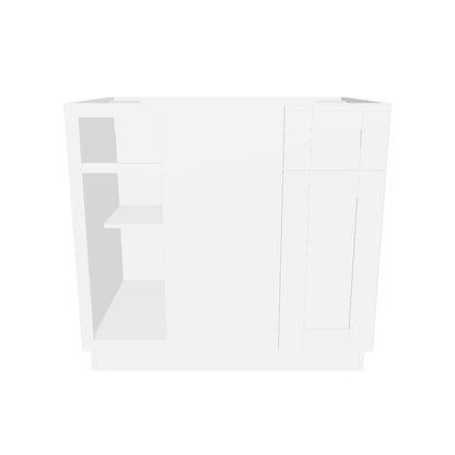 Blind Corner Base Kitchen Cabinet SCB36 Alpina White LessCare 36 in. width 34.5 in. height 24 in. depth