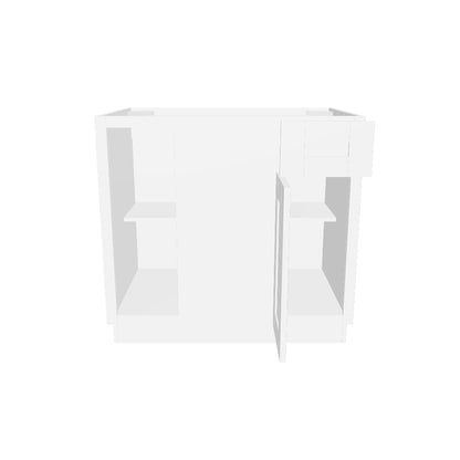 Blind Corner Base Kitchen Cabinet SCB36 Alpina White LessCare 36 in. width 34.5 in. height 24 in. depth