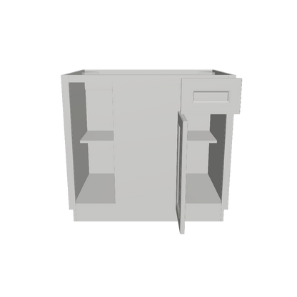 Blind Corner Base Kitchen Cabinet SCB36 Milan Pearl 36 in. width 34.5 in. height 24 in. depth