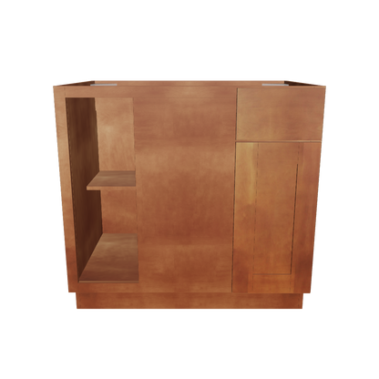 Blind Corner Base Kitchen Cabinet SCB36 Newport LessCare 36 in. width 34.5 in. height 24 in. depth