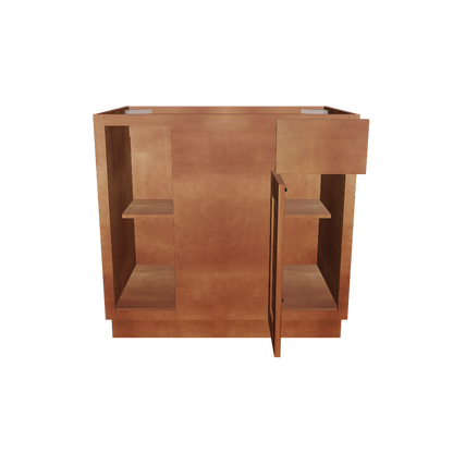 Blind Corner Base Kitchen Cabinet SCB36 Newport LessCare 36 in. width 34.5 in. height 24 in. depth