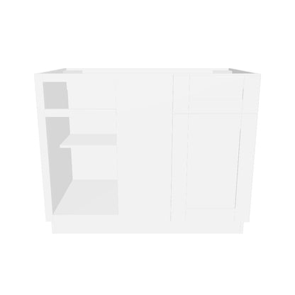 Blind Corner Base Kitchen Cabinet SCB42 Alpina White LessCare 42 in. width 34.5 in. height 24 in. depth