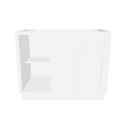 Blind Corner Base Kitchen Cabinet SCB42 Alpina White LessCare 42 in. width 34.5 in. height 24 in. depth